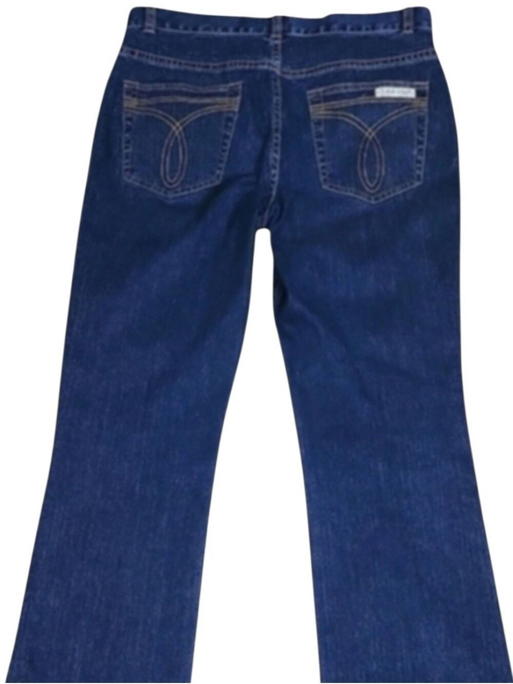 Calvin Klein Dark Wash Mid Rise Bootcut Jeans Size 7 - Picture 4 of 9